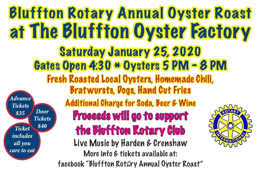 2020 Bluffton Rotary Annual Oyster Roast