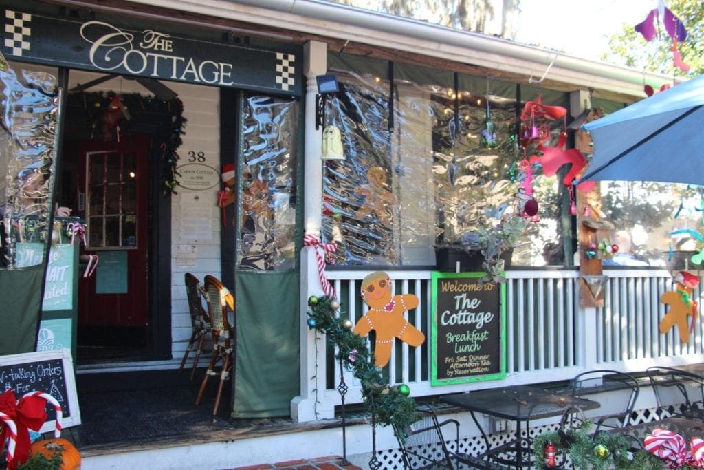 The Cottage Cafe in Downtown Bluffton