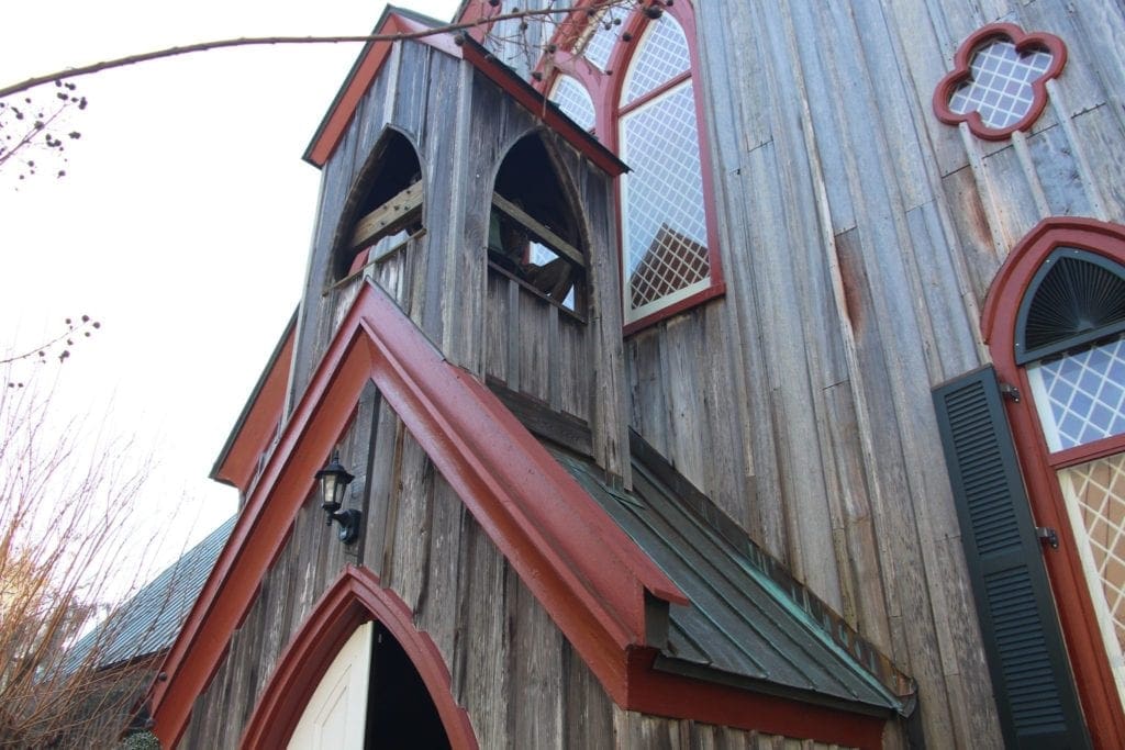 Exterior of Church Where Bees Live