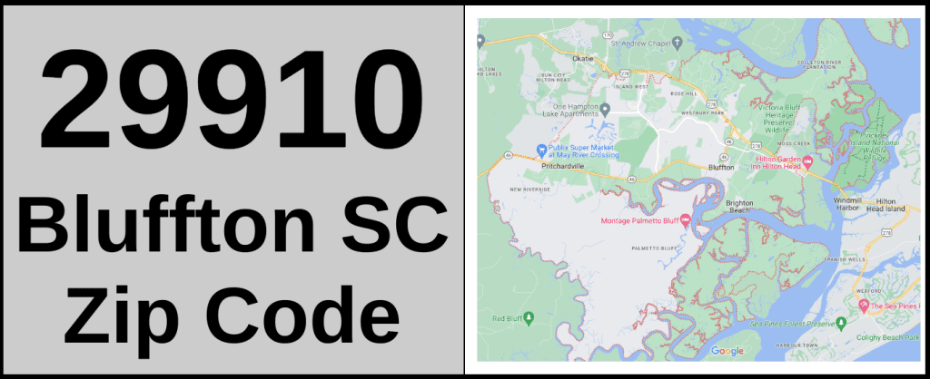 Bluffton SC Zip Code